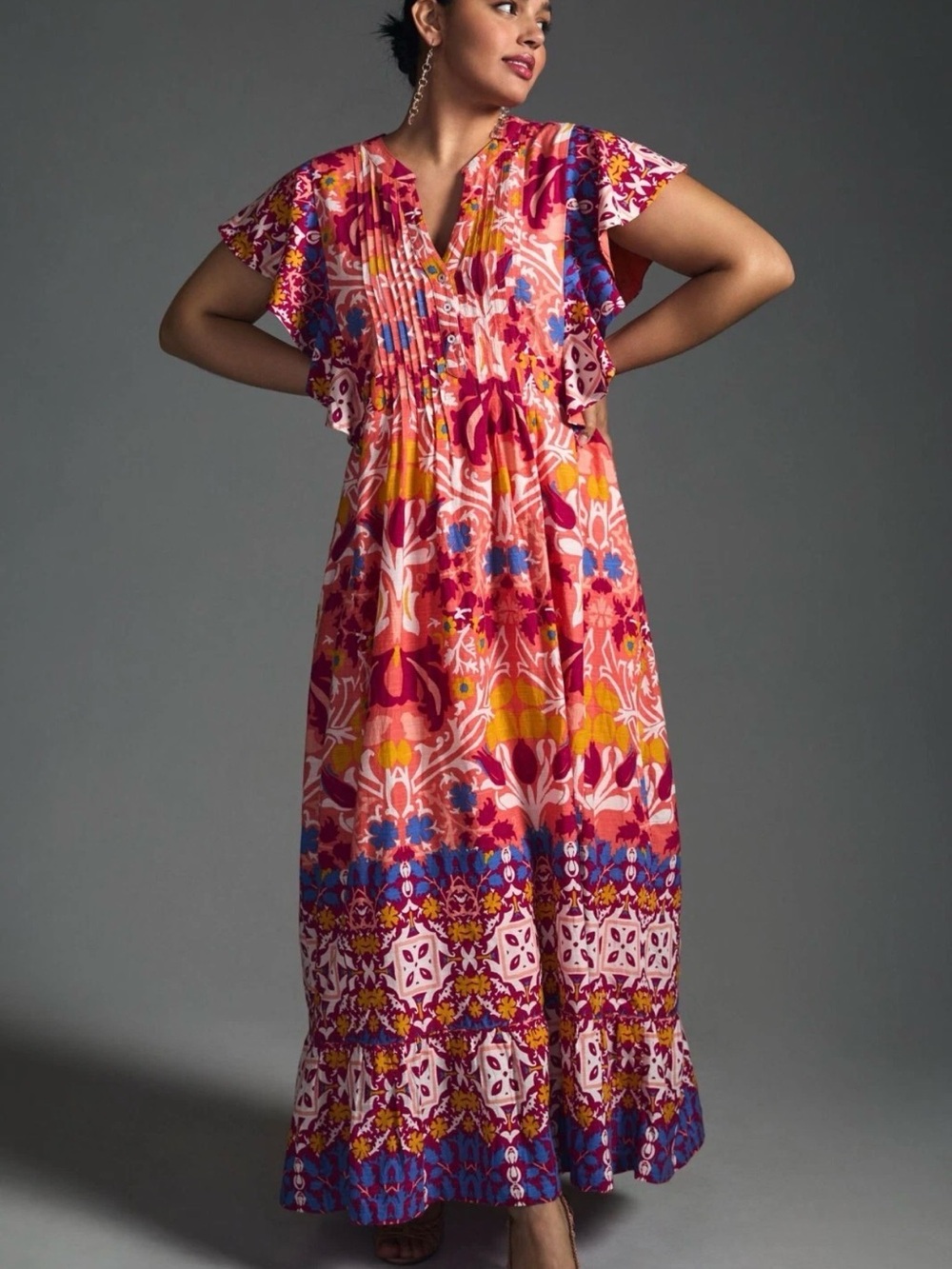 Maeve Anthropologie The Cassandra Maxi Dress